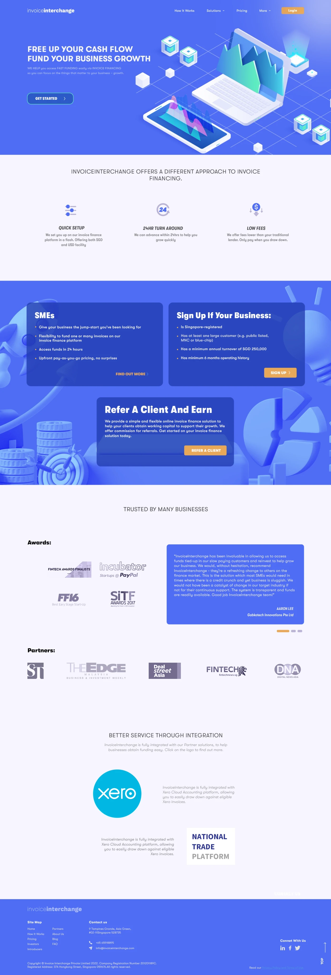 Invoice Financing Platform — screen